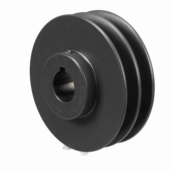 2 Groove Cast Iron Fhp - Finished Bore Sheave, 2AK46X1